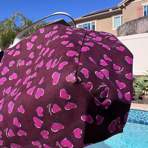 Gucci Heart Tote Limited Edition bordeaux and pink with COA - Picture 13 of 17